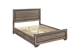 204190Q Kauffman Wood Queen Storage Panel Bed Washed Taupe