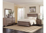 204191KE-S4 Kauffman 4-piece Eastern King Bedroom Set Washed Taupe