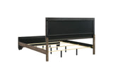204191KE Kauffman Wood Eastern King Panel Bed Washed Taupe