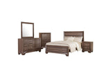 Kauffman 5-piece California King Bedroom Set Washed Taupe