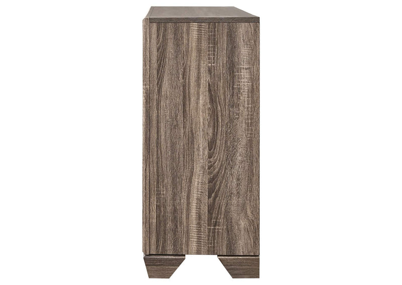 204193 Kauffman 6-drawer Dresser Washed Taupe
