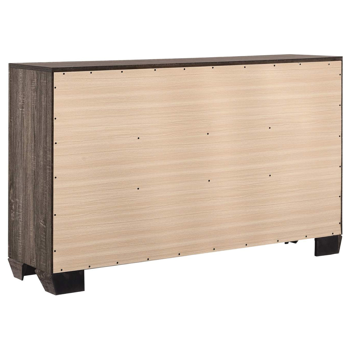 204193 Kauffman 6-drawer Dresser Washed Taupe