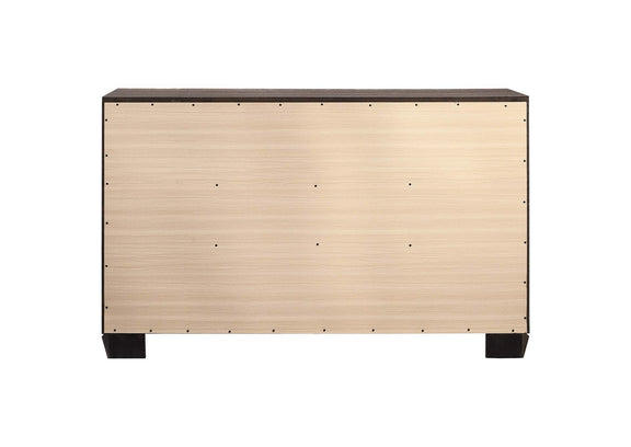 204193 Kauffman 6-drawer Dresser Washed Taupe