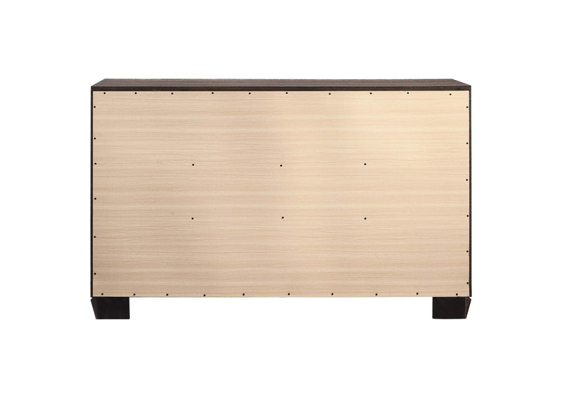 204193 Kauffman 6-drawer Dresser Washed Taupe