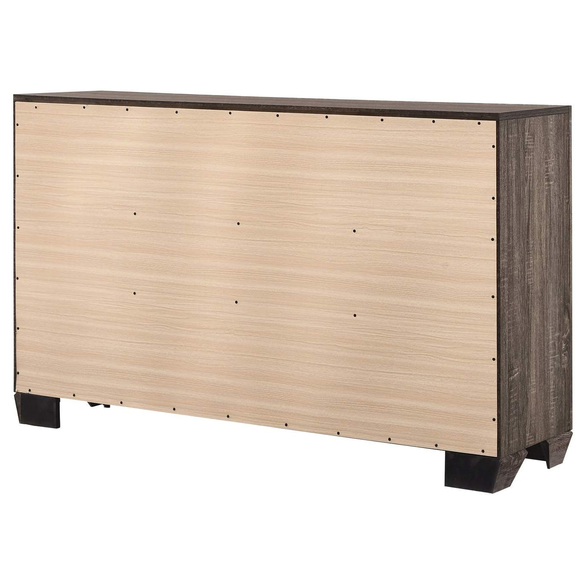 204193 Kauffman 6-drawer Dresser Washed Taupe