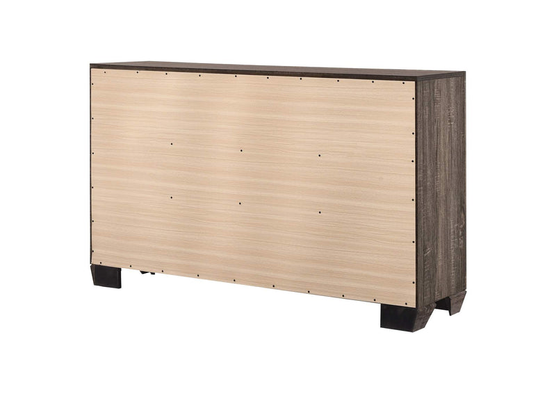 204193 Kauffman 6-drawer Dresser Washed Taupe