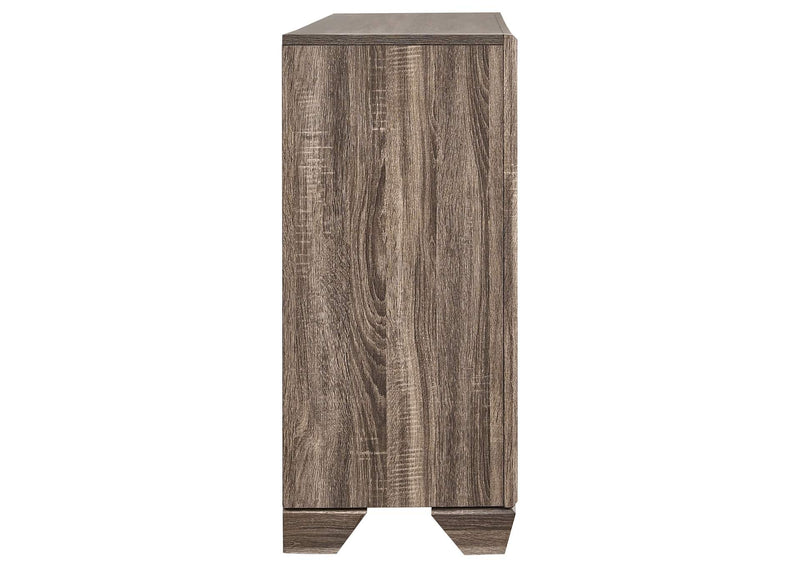 204193 Kauffman 6-drawer Dresser Washed Taupe