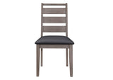 2042S Woodrow Side Chair, Black PU