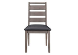 Woodrow Side Chair, Black PU