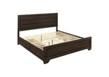 204390KE-S4 Kauffman 4-piece Eastern King Bedroom Set Dark Cocoa