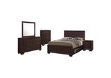 204390KE-S5 Kauffman 5-piece Eastern King Bedroom Set Dark Cocoa