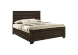 204390KE Kauffman Wood Eastern King Storage Panel Bed Dark Cocoa