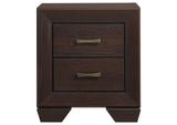 204390KW-S4 Kauffman 4-piece California King Bedroom Set Dark Cocoa