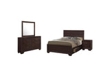 204390Q-S4 Kauffman 4-piece Queen Bedroom Set Dark Cocoa