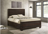 204390Q Kauffman Wood Queen Storage Panel Bed Dark Cocoa