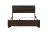204391KE Kauffman Wood Eastern King Panel Bed Dark Cocoa