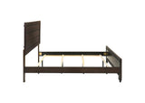 204391KE Kauffman Wood Eastern King Panel Bed Dark Cocoa