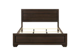 204391KW Kauffman Wood California King Panel Bed Dark Cocoa