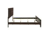 204391KW Kauffman Wood California King Panel Bed Dark Cocoa