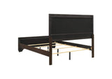 204391Q Kauffman Wood Queen Panel Bed Dark Cocoa