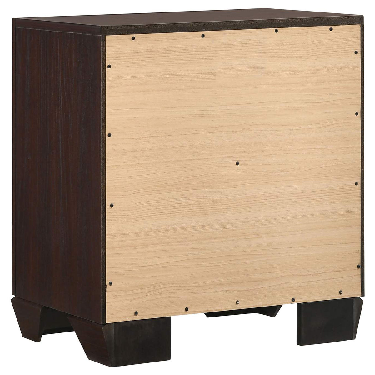 204392 Kauffman 2-drawer Nightstand Dark Cocoa