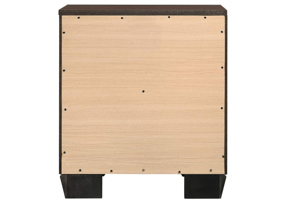 204392 Kauffman 2-drawer Nightstand Dark Cocoa