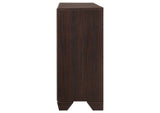 204393 Kauffman 6-drawer Dresser Dark Cocoa