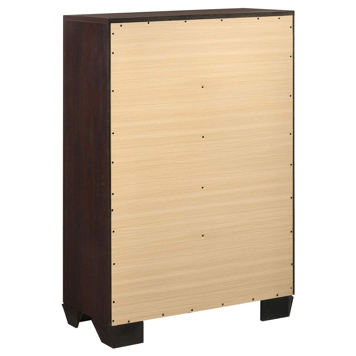204395 Kauffman 5-drawer Bedroom Chest Dark Cocoa