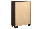 204395 Kauffman 5-drawer Bedroom Chest Dark Cocoa