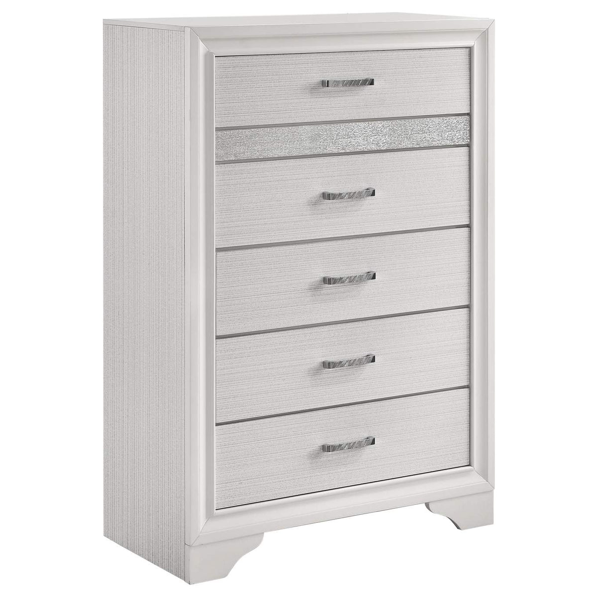 205110F-S5 Miranda 5-piece Full Bedroom Set White