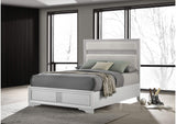 205110F Miranda 54-inch Upholstered Full Panel Bed White
