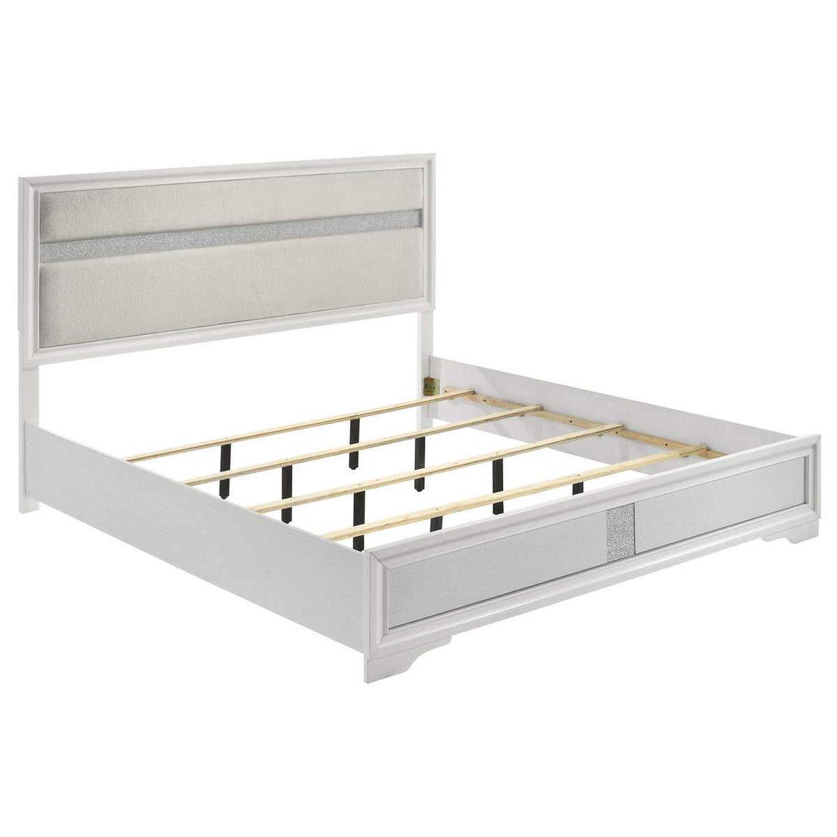 205110KE-S5 Miranda 5-piece Eastern King Bedroom Set White