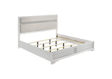 205110KE Miranda 54-inch Upholstered Eastern King Panel Bed White