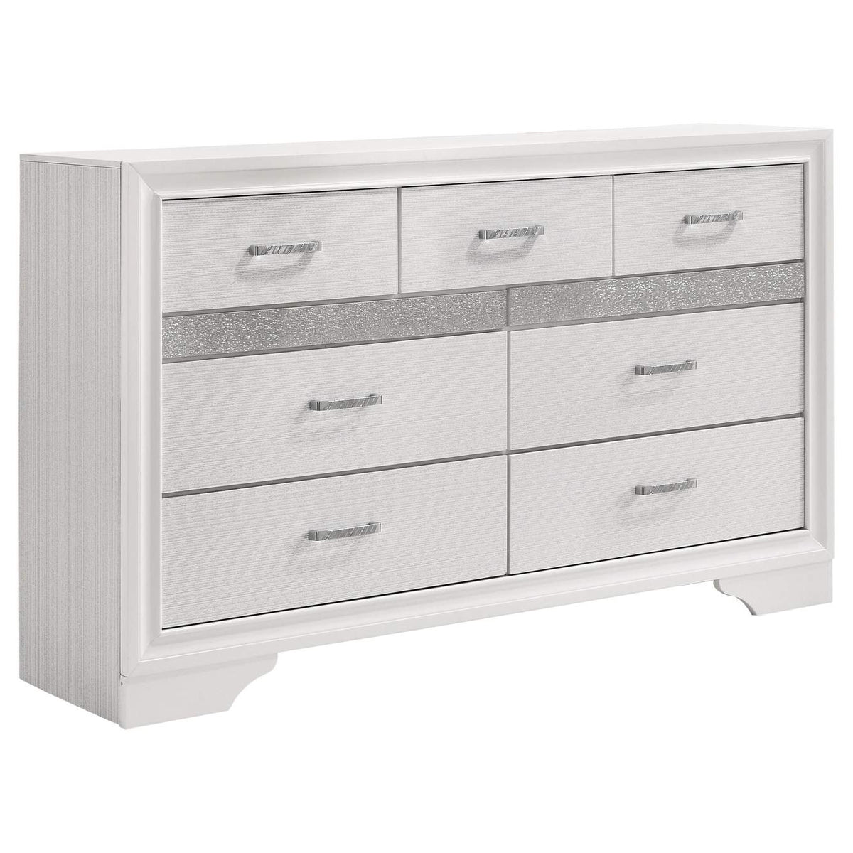 205110KW-S5 Miranda 5-piece California King Bedroom Set White