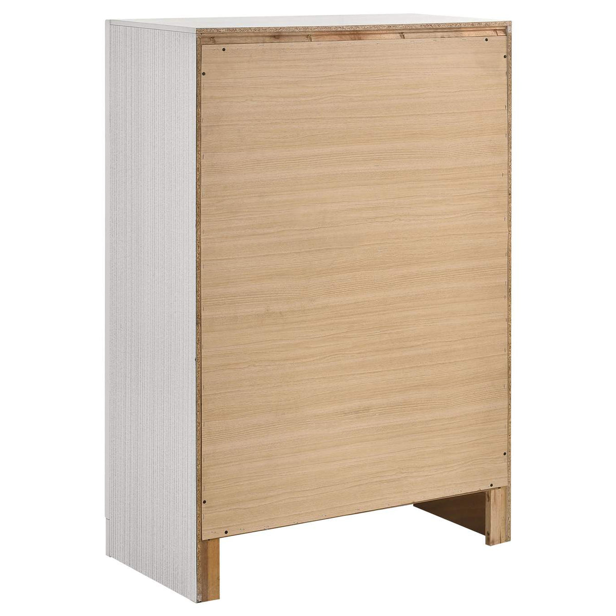 205110KW-S5 Miranda 5-piece California King Bedroom Set White