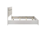 205110KW Miranda 54-inch Upholstered California King Panel Bed White
