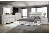 205110Q-S5 Miranda 5-piece Queen Bedroom Set White