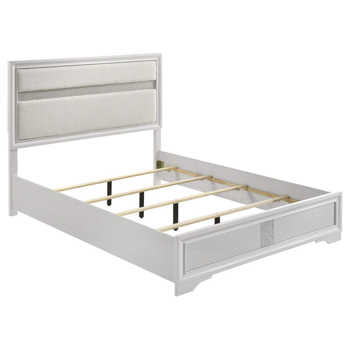 205110Q-S5 Miranda 5-piece Queen Bedroom Set White