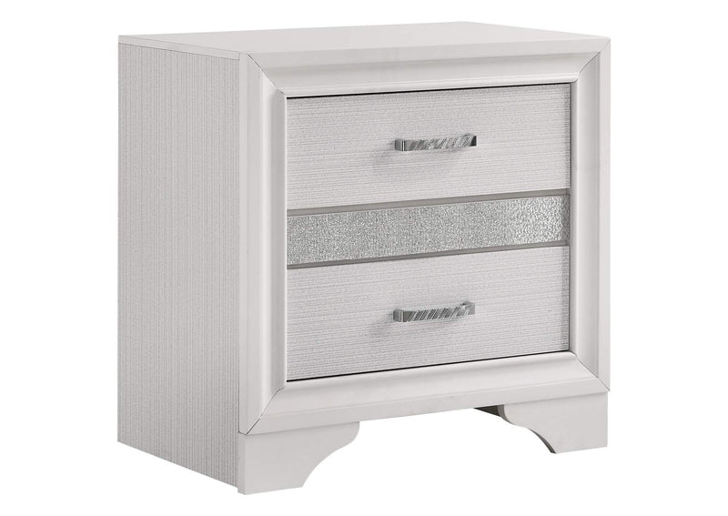 205110Q-S5 Miranda 5-piece Queen Bedroom Set White