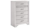 205110Q-S5 Miranda 5-piece Queen Bedroom Set White