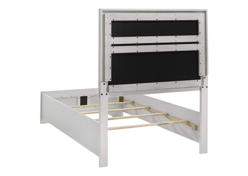 205110T-S4 Miranda 4-piece Twin Bedroom Set White
