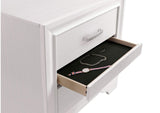 205111F-S4 Miranda 4-piece Full Bedroom Set White