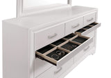 205111F-S4 Miranda 4-piece Full Bedroom Set White