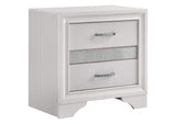 205112 Miranda 3-drawer Nightstand Bedside Table White