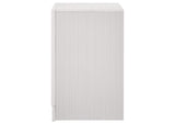 205112 Miranda 3-drawer Nightstand Bedside Table White