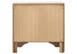 205112 Miranda 3-drawer Nightstand Bedside Table White