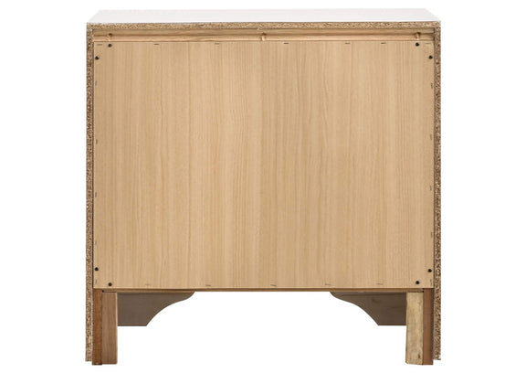205112 Miranda 3-drawer Nightstand Bedside Table White