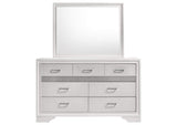 205113M Miranda 7-drawer Dresser with Mirror White