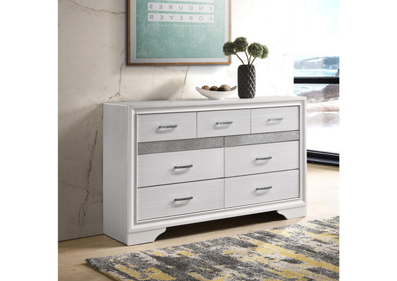 205113 Miranda 9-drawer Dresser White