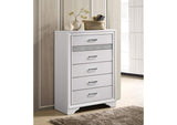 205115 Miranda 6-drawer Bedroom Chest White
